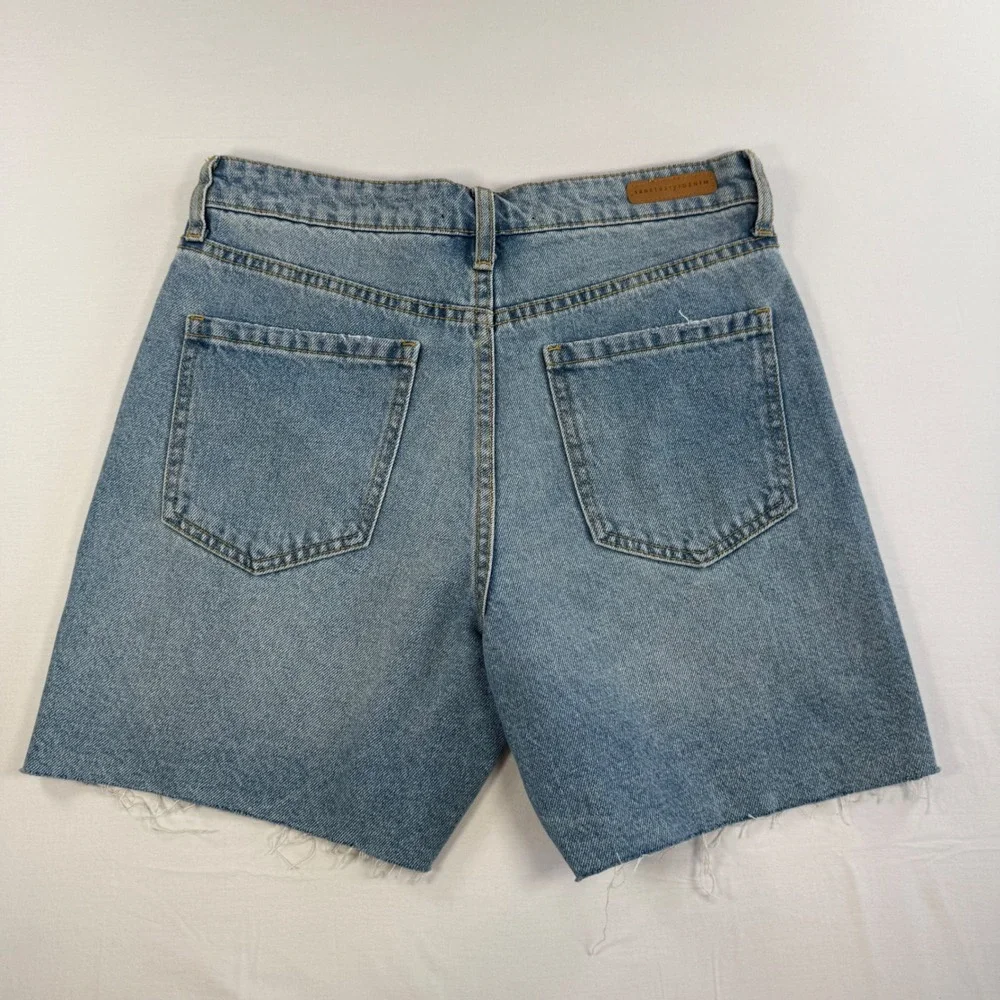 NEW Sanctuary Denim‎ Womens Distressed High Rise Cut Off Shorts
